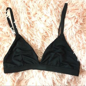 Black triangle Bralette